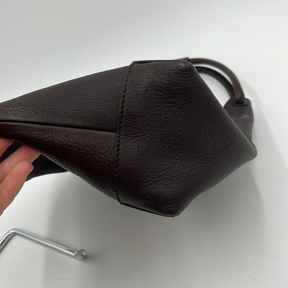 Authentic Gucci Brown Leather Shoulder Bag EUC - Picture 9 of 17